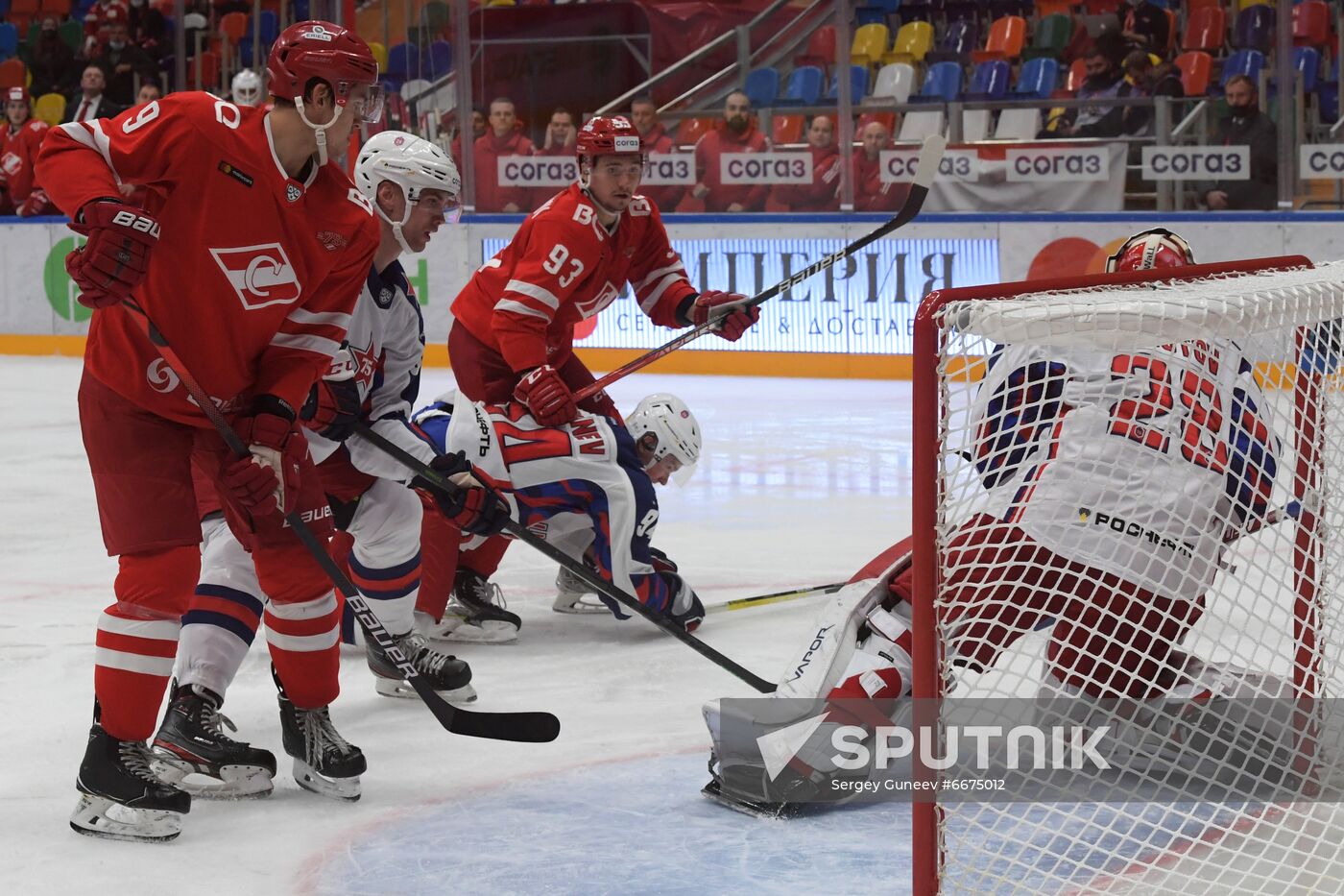 Russia Ice Hockey Kontinental League Spartak - CSKA