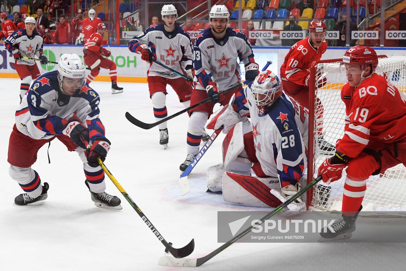 Russia Ice Hockey Kontinental League Spartak - CSKA