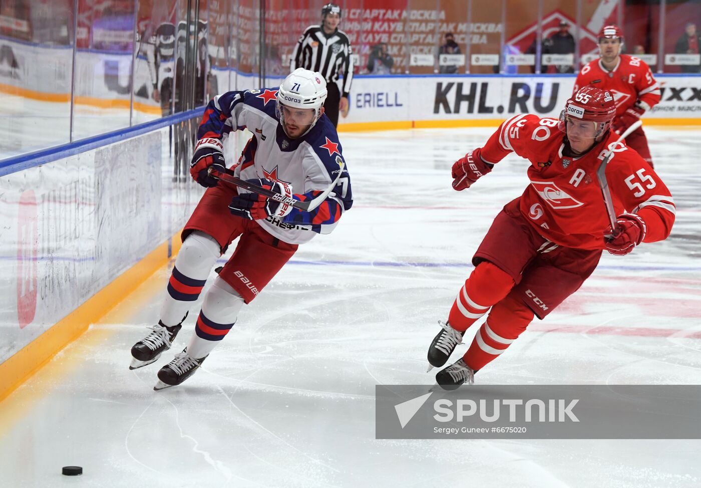 Russia Ice Hockey Kontinental League Spartak - CSKA