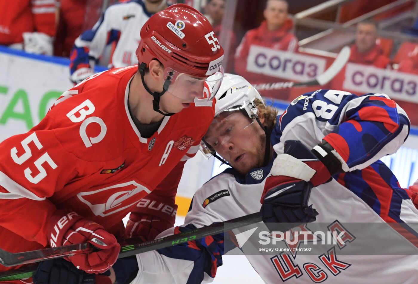 Russia Ice Hockey Kontinental League Spartak - CSKA