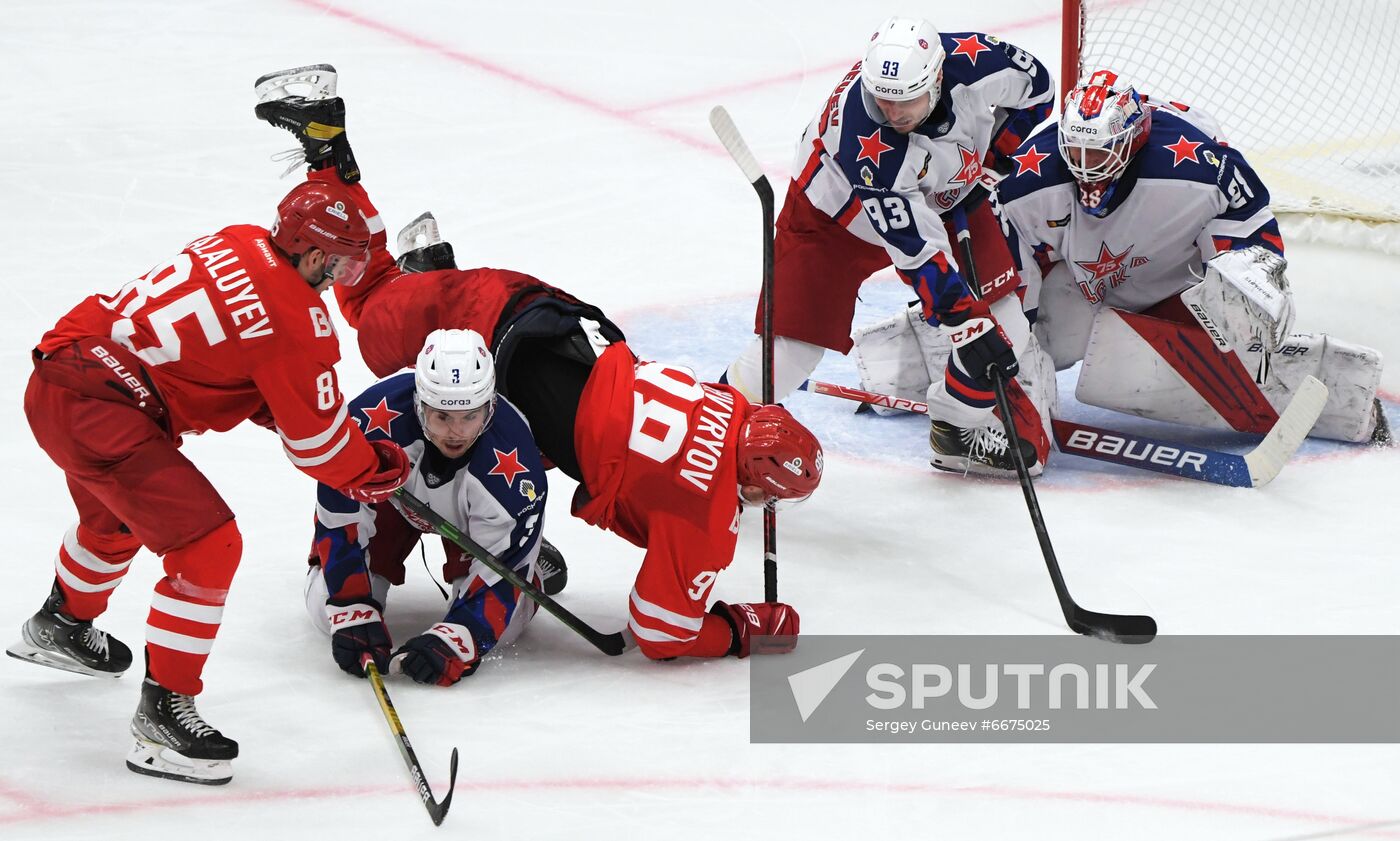 Russia Ice Hockey Kontinental League Spartak - CSKA