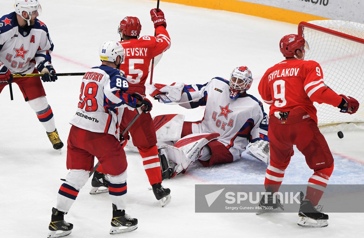 Russia Ice Hockey Kontinental League Spartak - CSKA