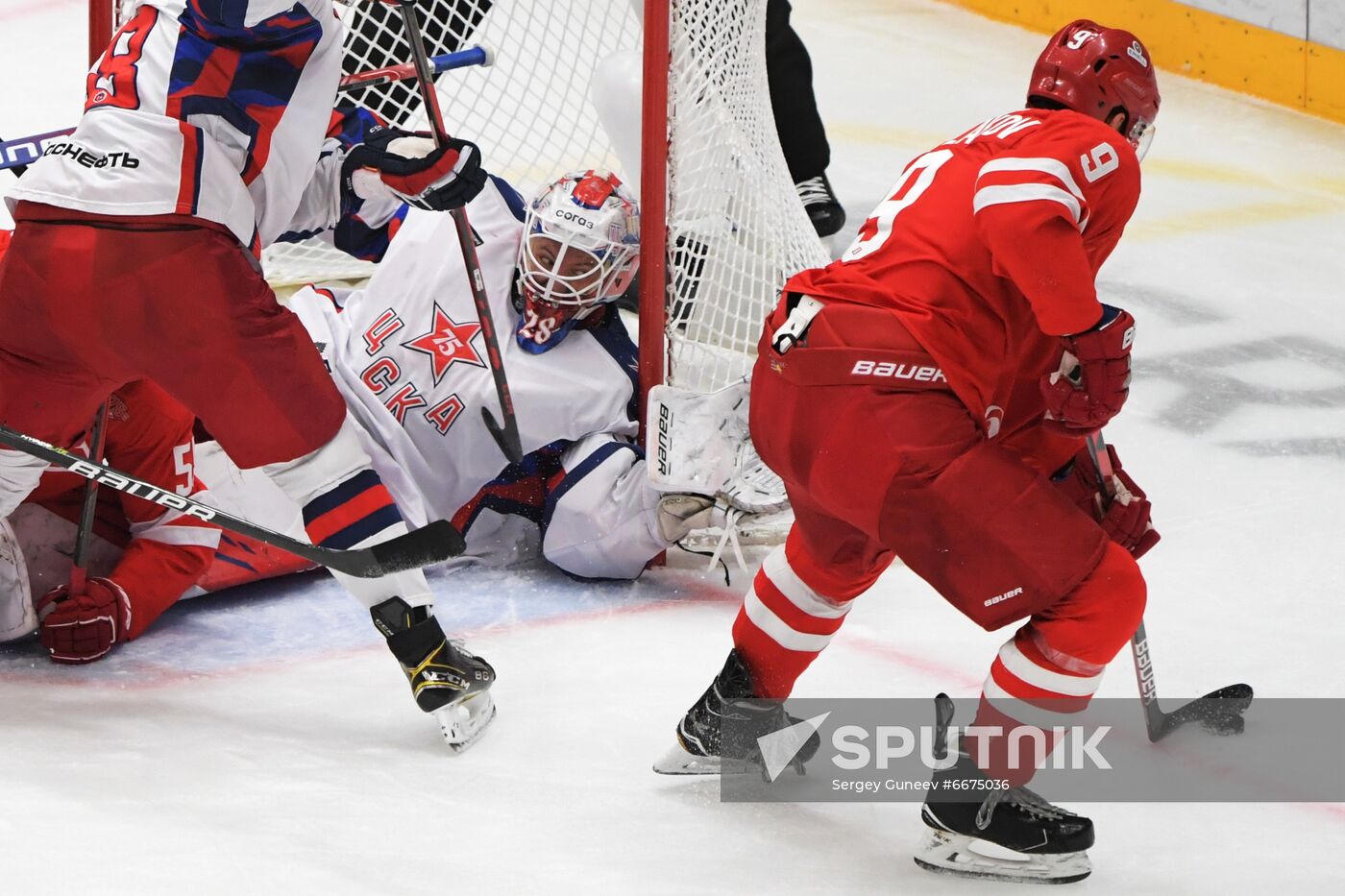 Russia Ice Hockey Kontinental League Spartak - CSKA