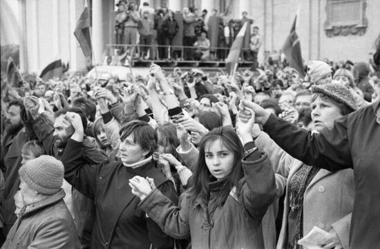 Meeting of supporters of Sajudis public-political movement