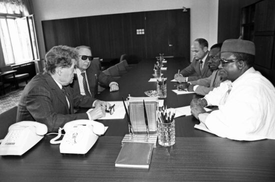 Delegation of Association for Soviet-Nigerian Friendship visits USSR