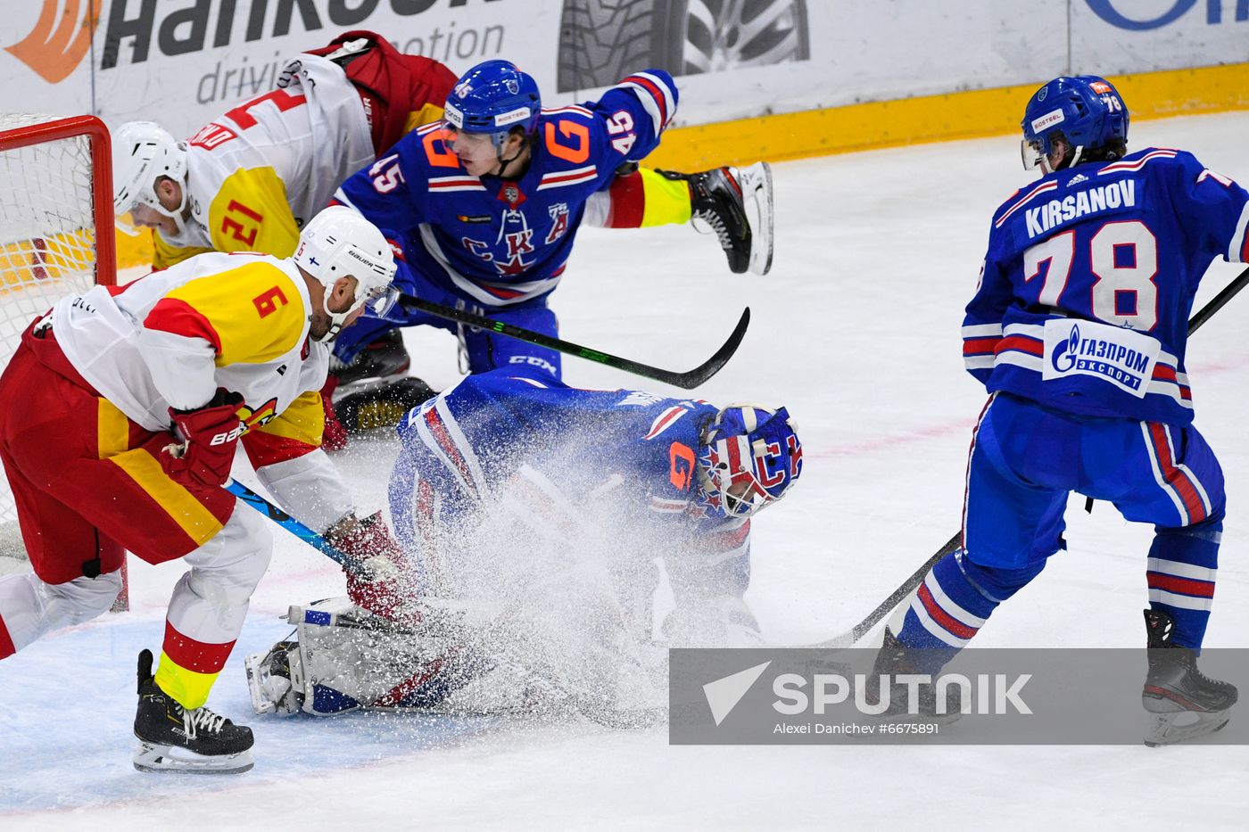 Russia Ice Hockey Kontinental League SKA - Jokerit