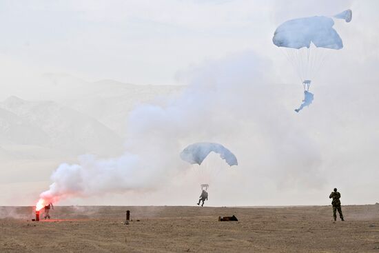 Tajikistan CSTO Military Drills