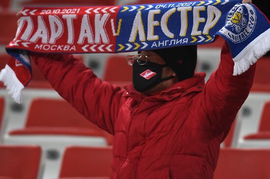 Russia Soccer Europa League Spartak - Leicester