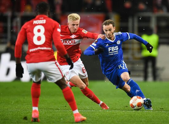 Russia Soccer Europa League Spartak - Leicester