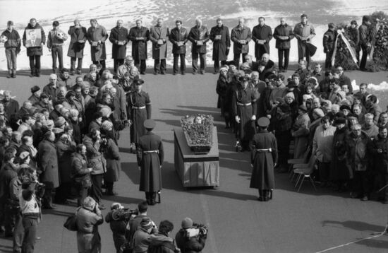 Funeral of Lev Yashin