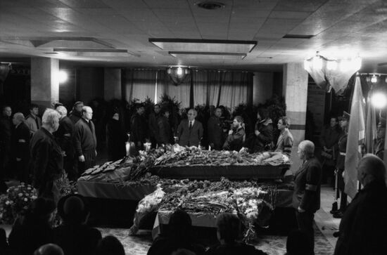 Funeral of Lev Yashin