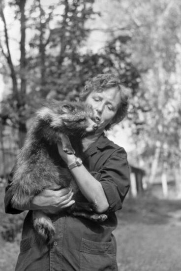 Animal farm outside Moscow