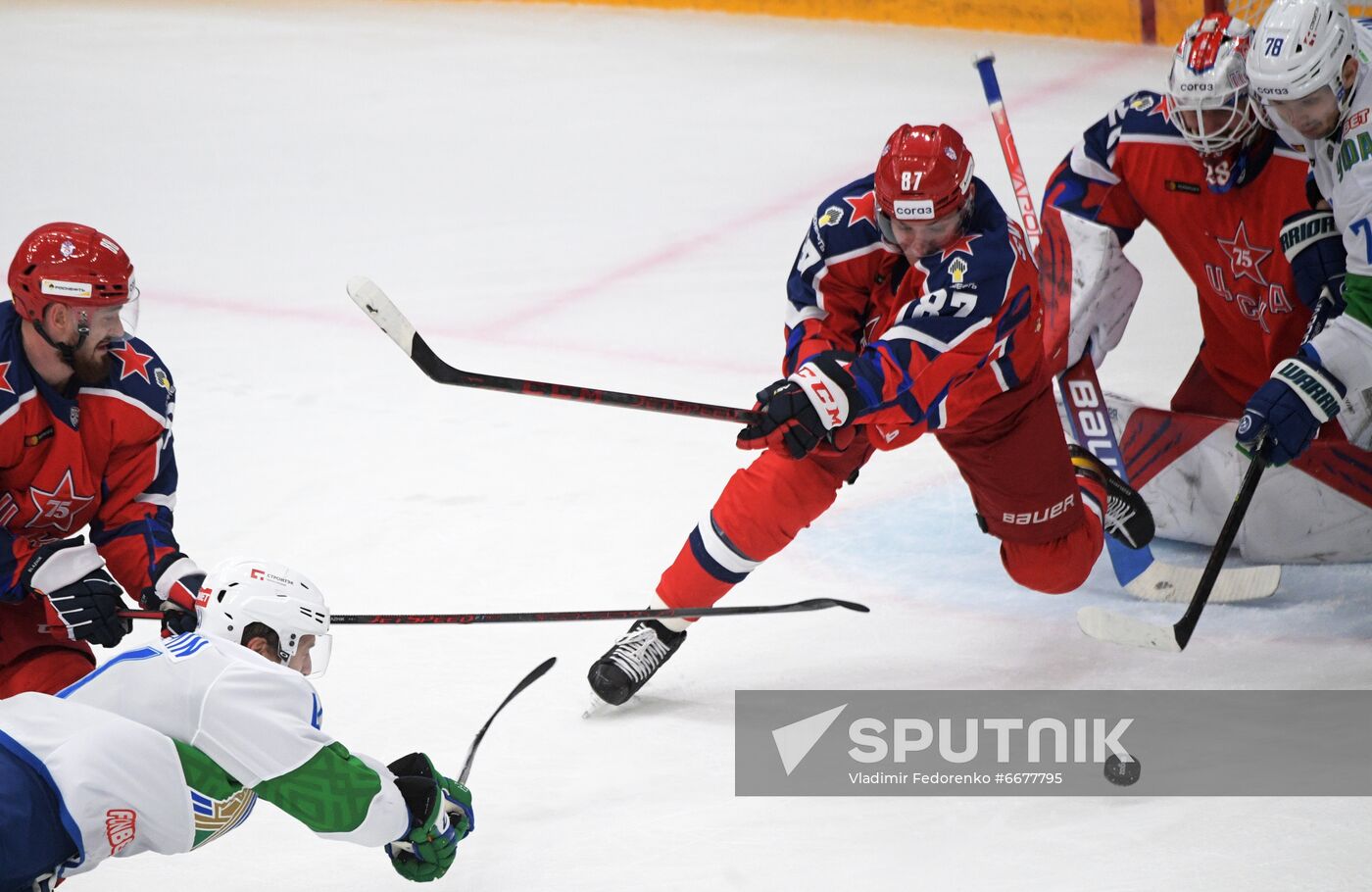 Russia Ice Hockey Kontinental League CSKA - Salavat Yulaev