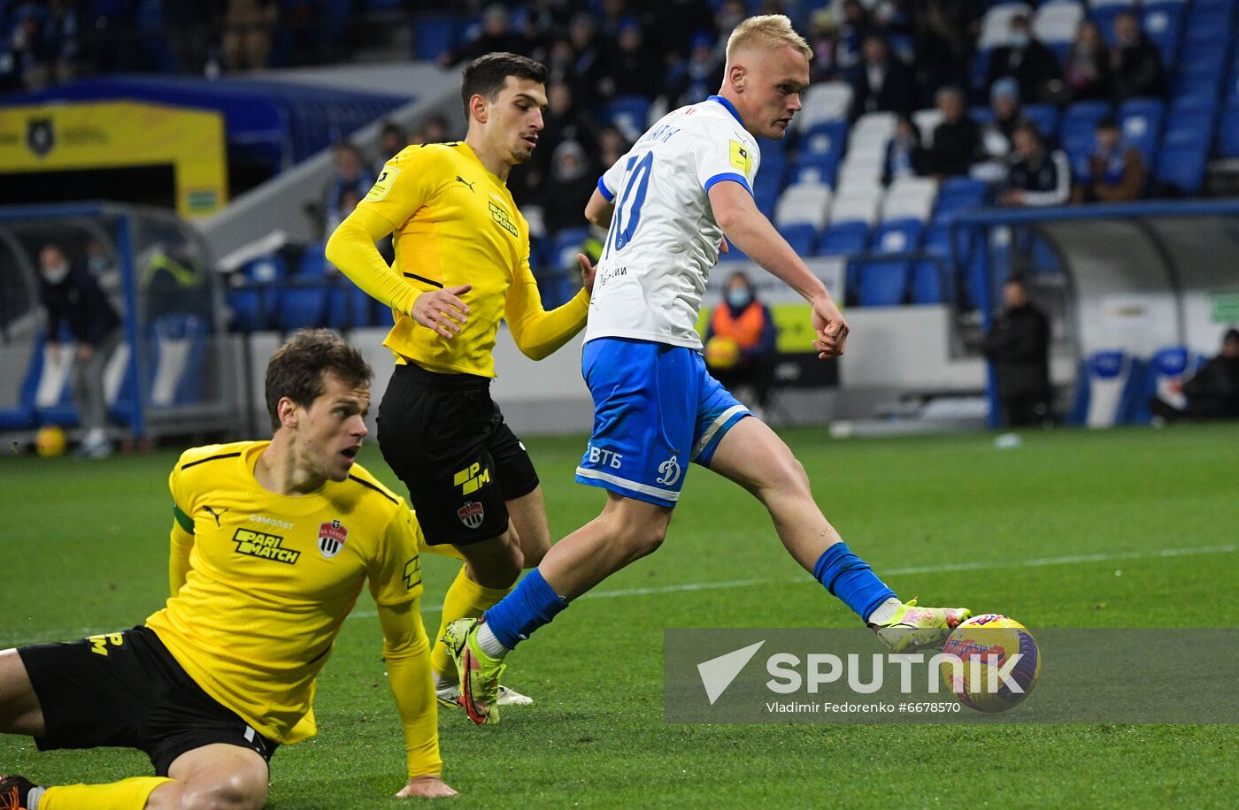 Russia Soccer Premier-League Dynamo - Khimki