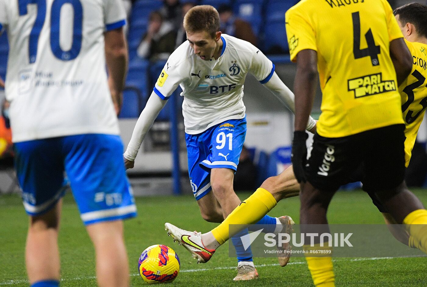 Russia Soccer Premier-League Dynamo - Khimki