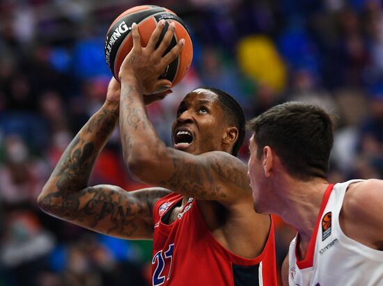 Russia Basketball Euroleague CSKA - Olympiacos