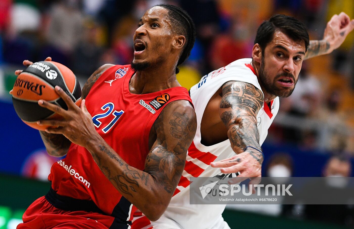 Russia Basketball Euroleague CSKA - Olympiacos