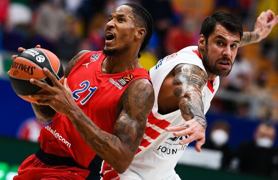 Russia Basketball Euroleague CSKA - Olympiacos