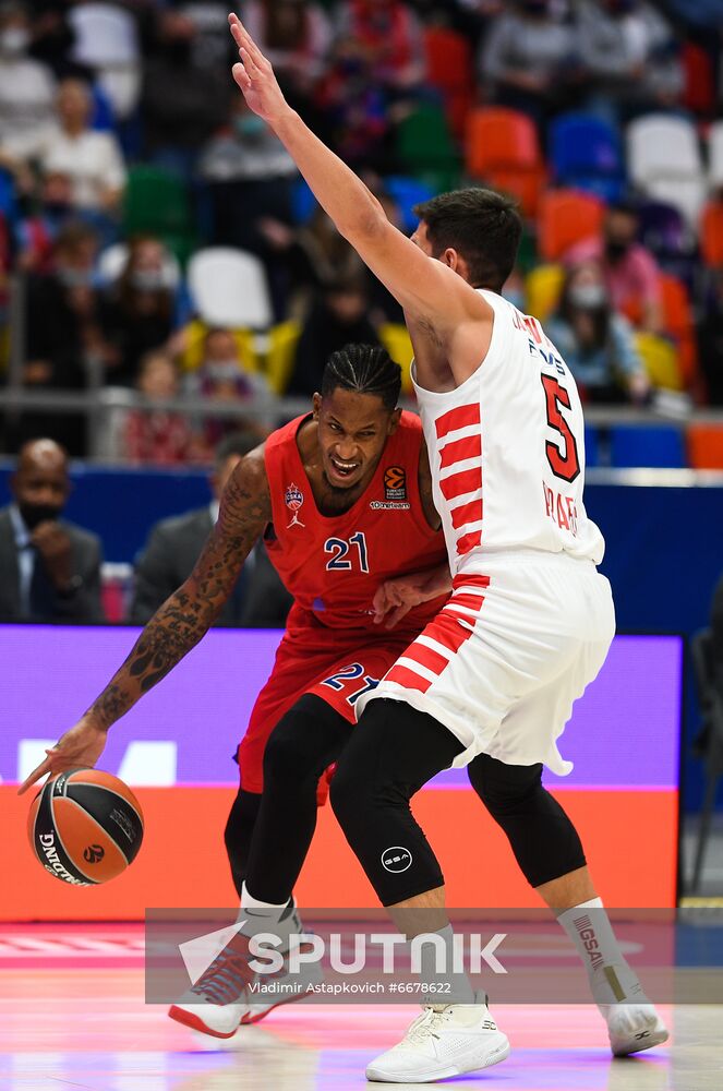 Russia Basketball Euroleague CSKA - Olympiacos