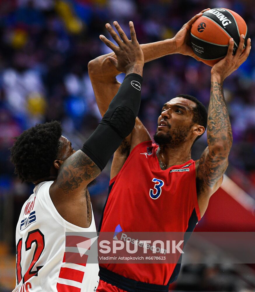 Russia Basketball Euroleague CSKA - Olympiacos