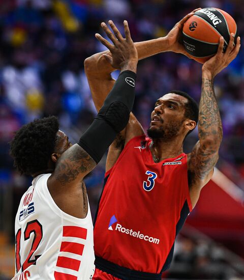 Russia Basketball Euroleague CSKA - Olympiacos