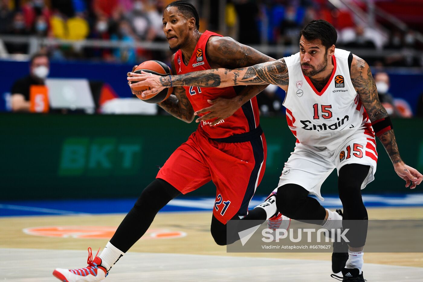 Russia Basketball Euroleague CSKA - Olympiacos