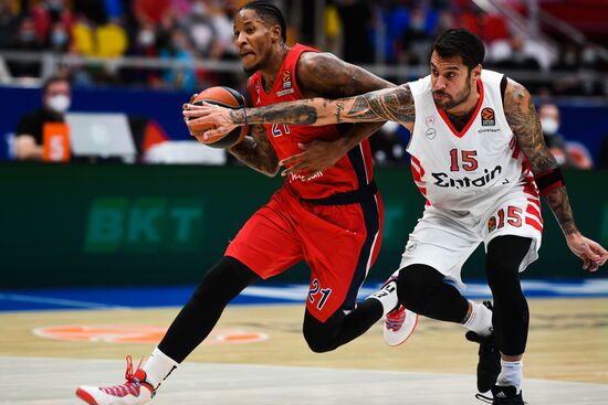 Russia Basketball Euroleague CSKA - Olympiacos