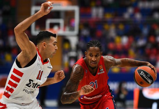 Russia Basketball Euroleague CSKA - Olympiacos