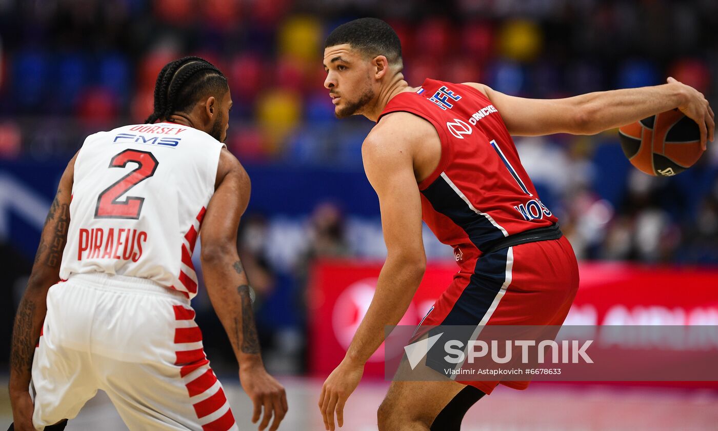 Russia Basketball Euroleague CSKA - Olympiacos