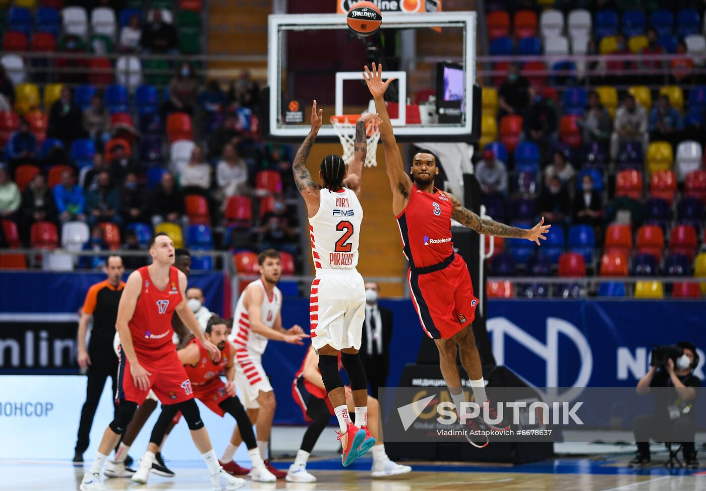 Russia Basketball Euroleague CSKA - Olympiacos
