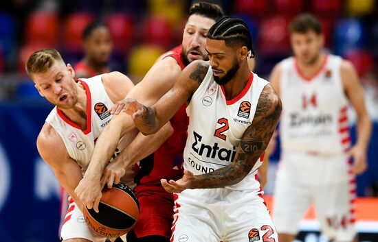 Russia Basketball Euroleague CSKA - Olympiacos