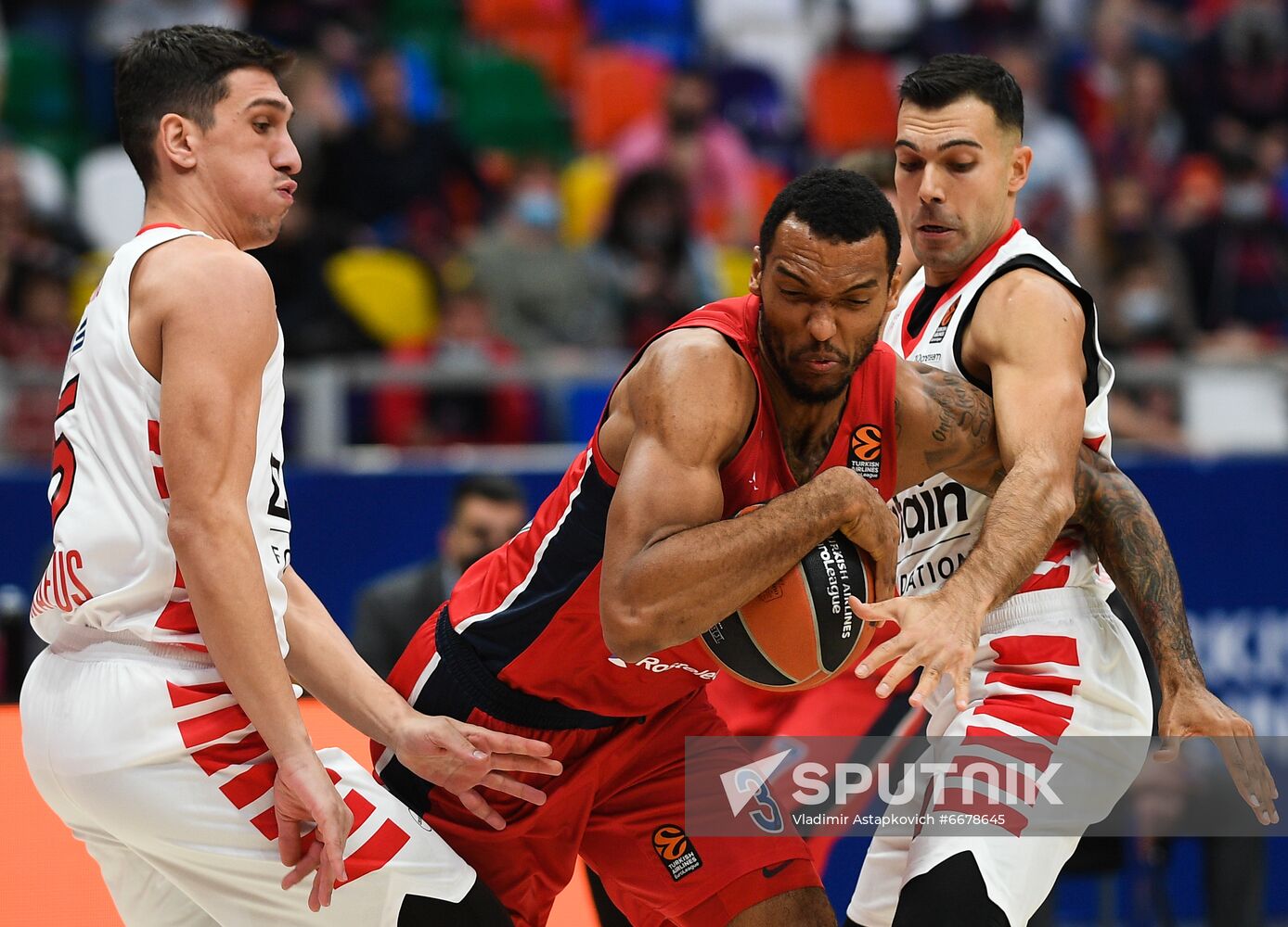 Russia Basketball Euroleague CSKA - Olympiacos