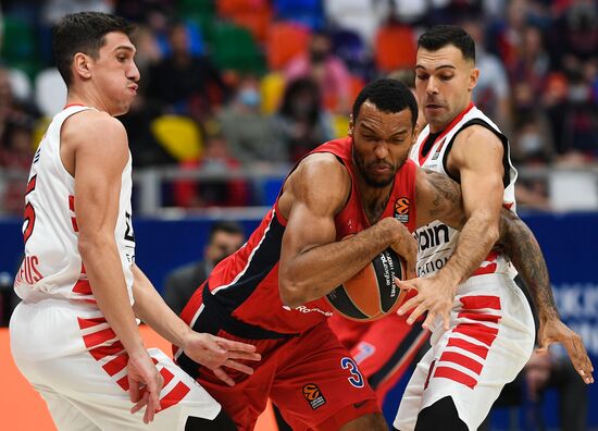 Russia Basketball Euroleague CSKA - Olympiacos