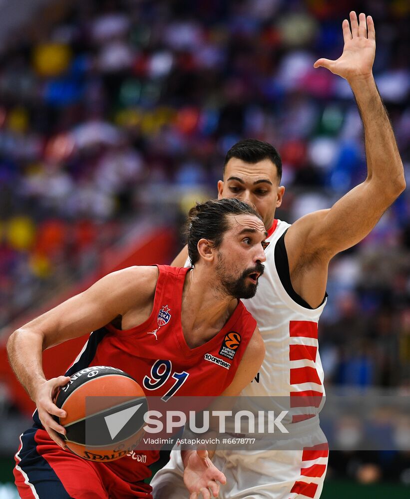 Russia Basketball Euroleague CSKA - Olympiacos