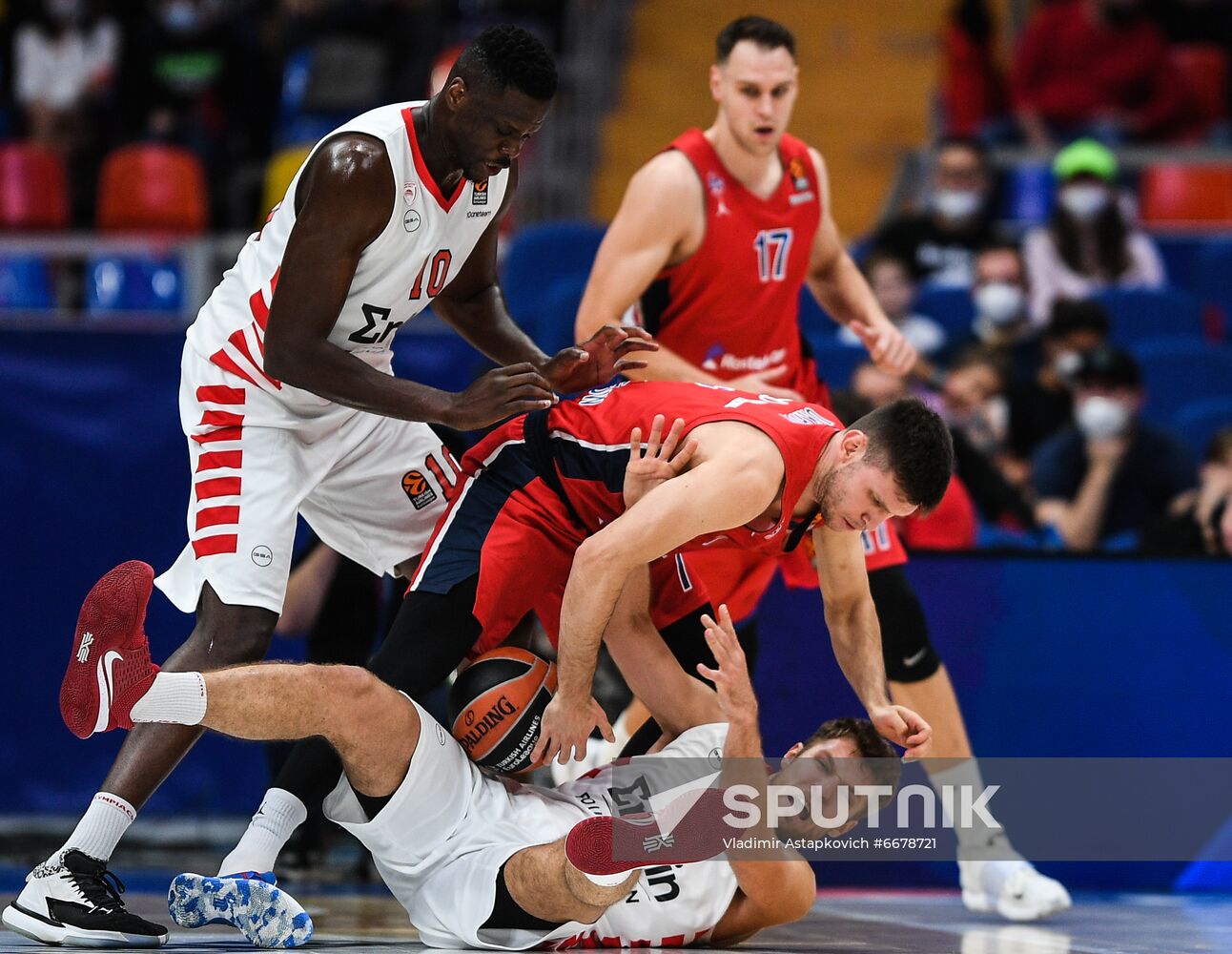 Russia Basketball Euroleague CSKA - Olympiacos