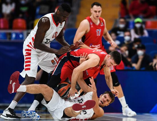 Russia Basketball Euroleague CSKA - Olympiacos