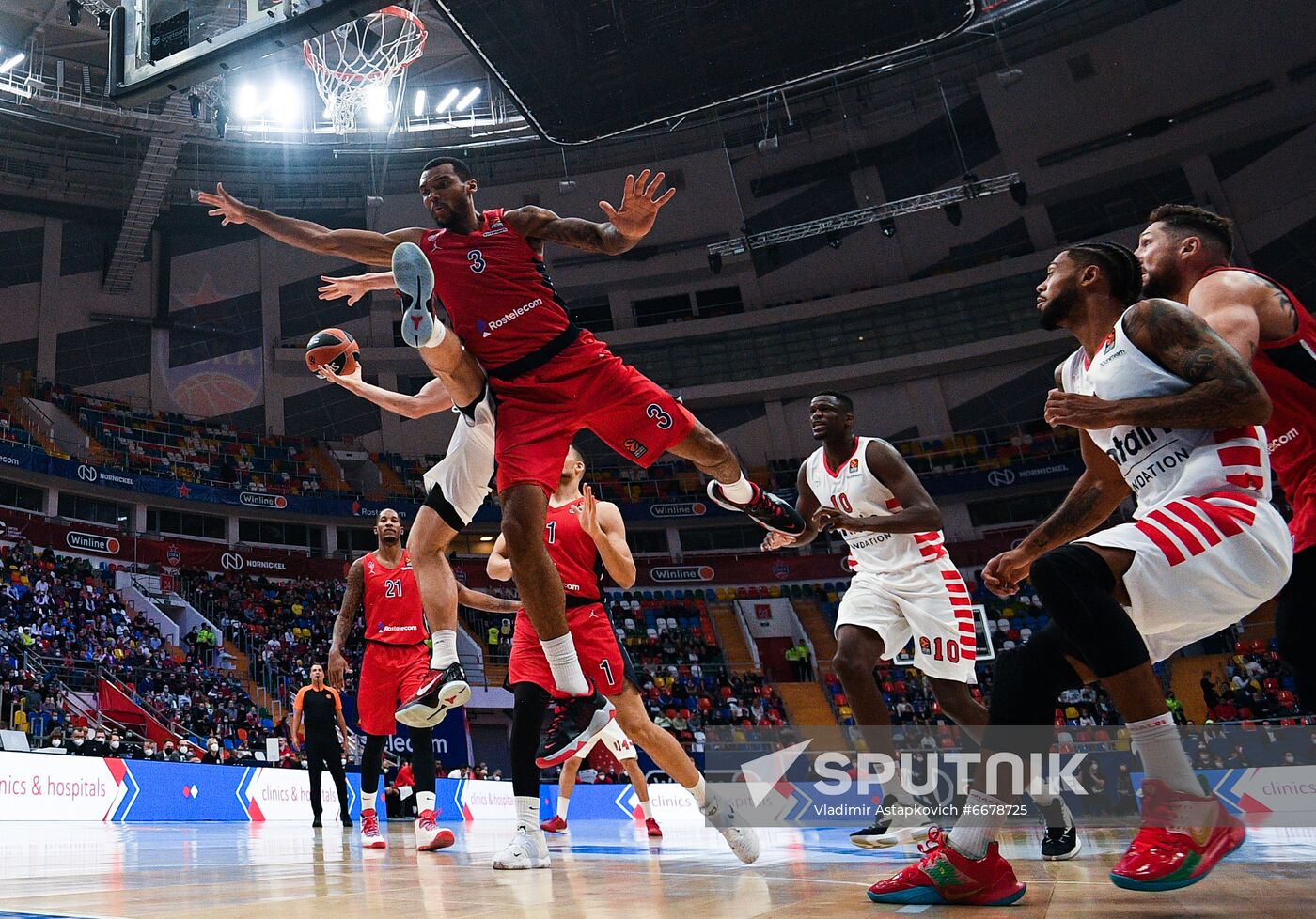 Russia Basketball Euroleague CSKA - Olympiacos