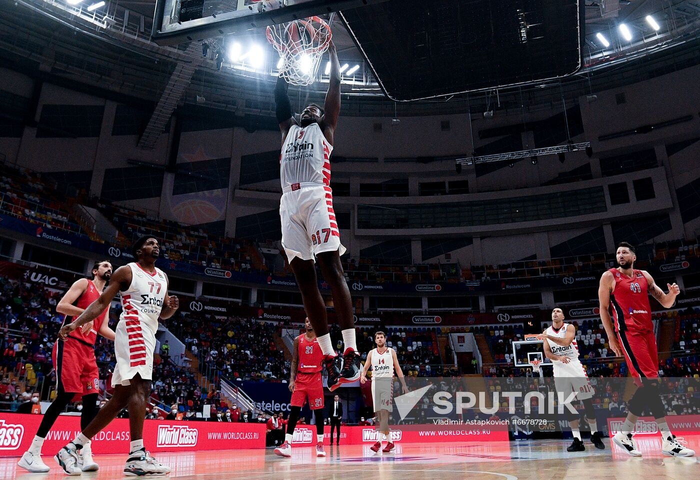 Russia Basketball Euroleague CSKA - Olympiacos