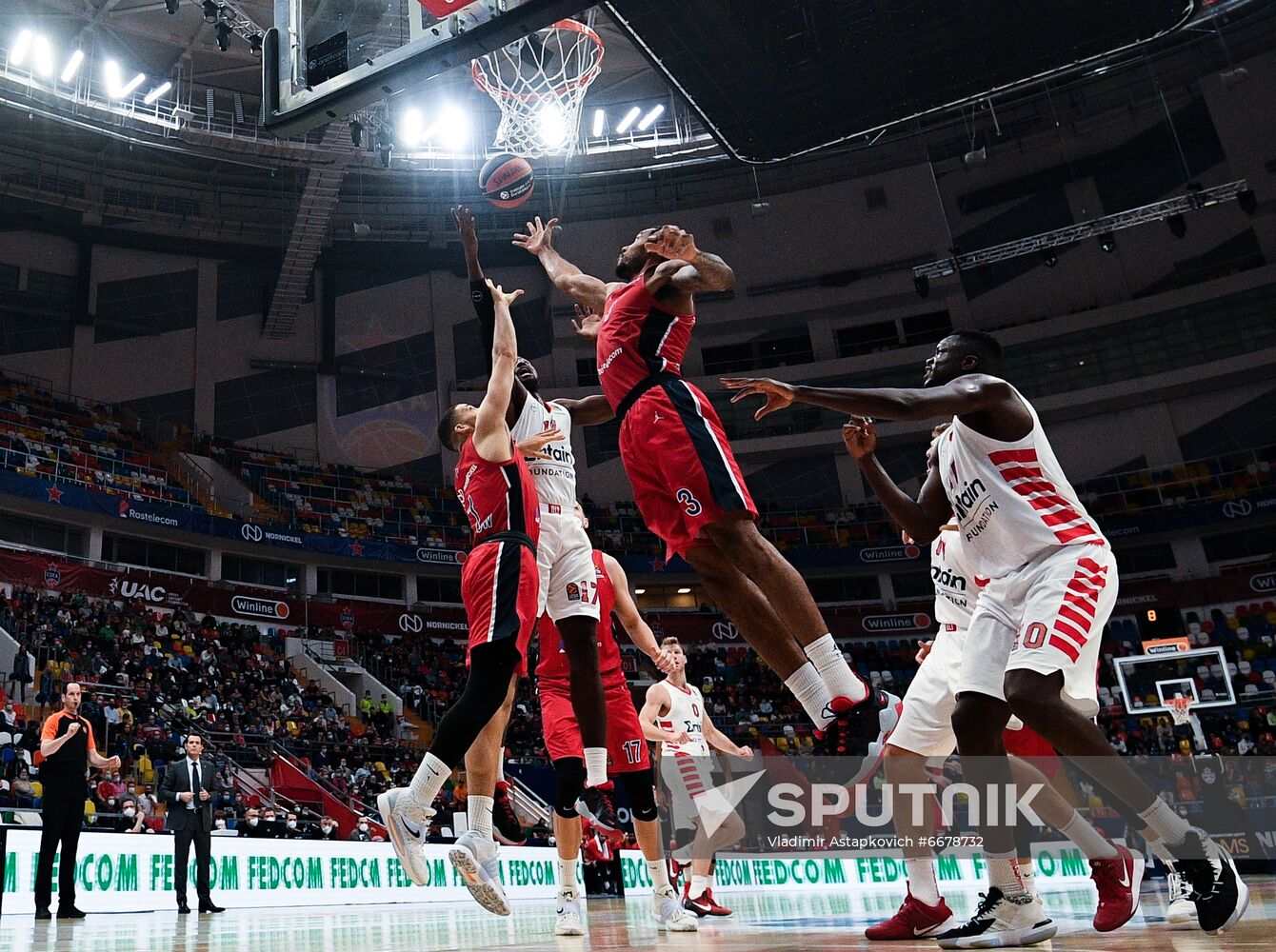 Russia Basketball Euroleague CSKA - Olympiacos