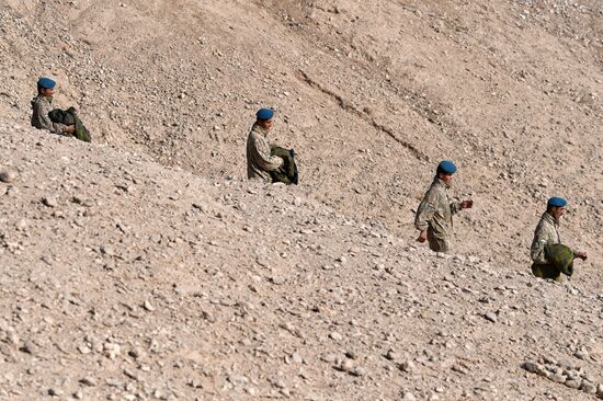 Tajikistan CSTO Military Drills