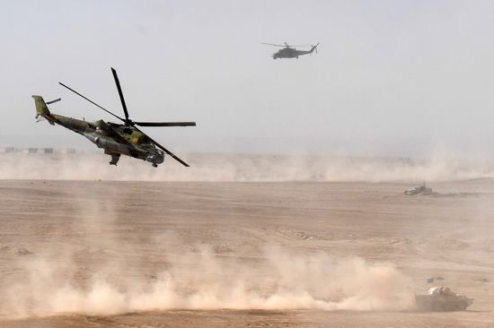 Tajikistan CSTO Military Drills