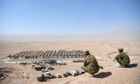 Tajikistan CSTO Military Drills