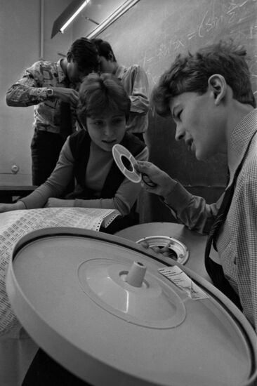 Computer class in Moscow high school