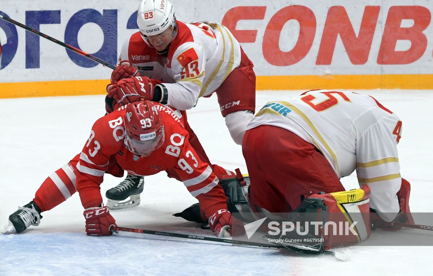 Russia Ice Hockey Kontinental League Spartak - Kunlun RS