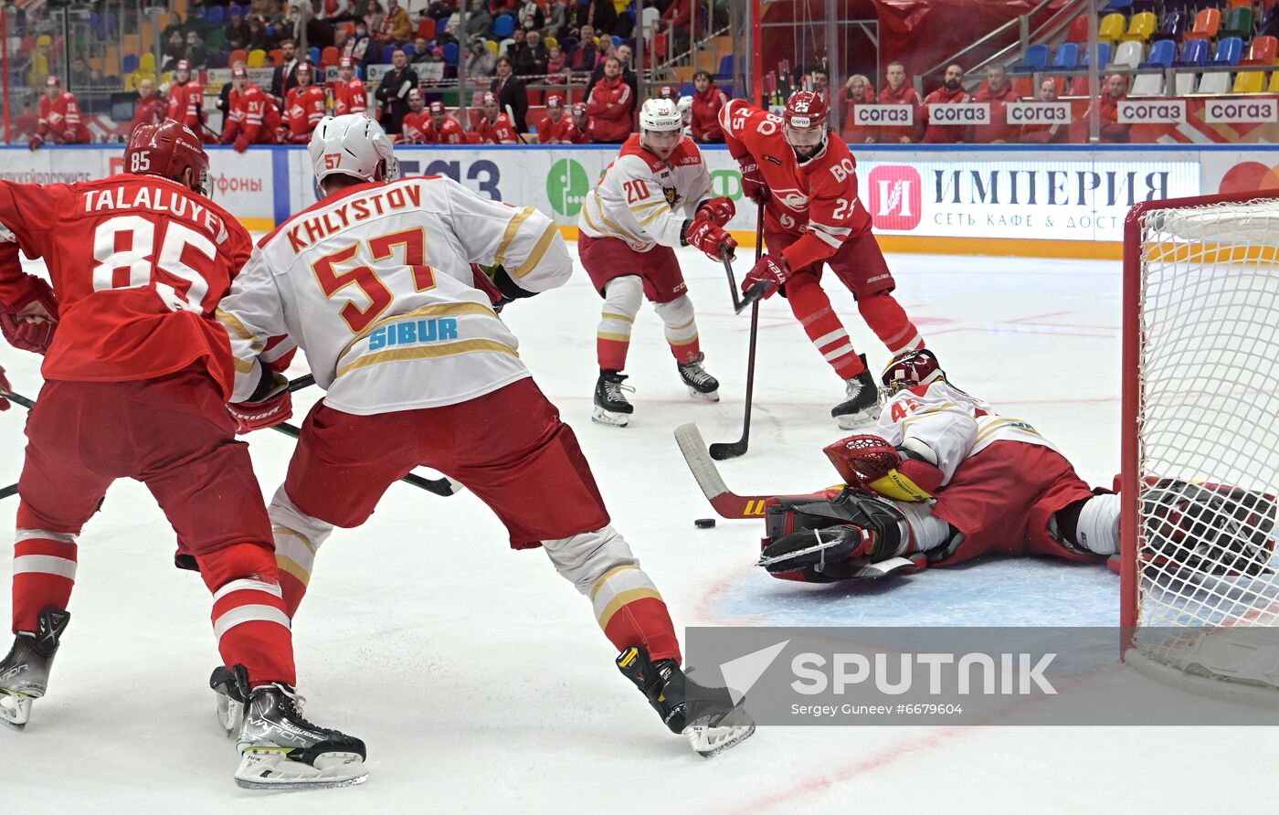 Russia Ice Hockey Kontinental League Spartak - Kunlun RS