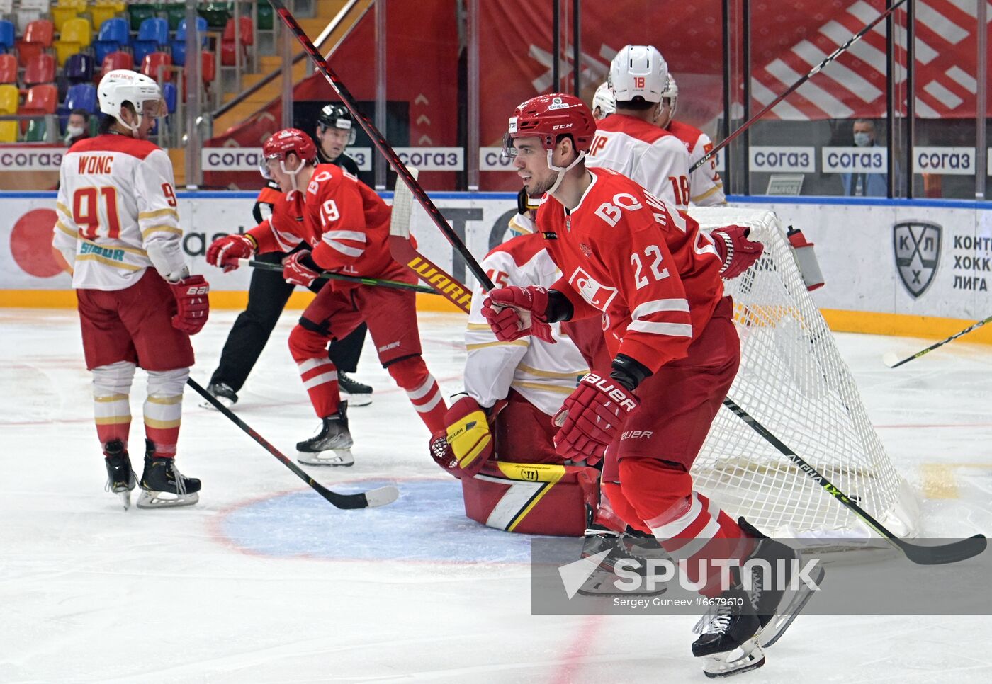 Russia Ice Hockey Kontinental League Spartak - Kunlun RS