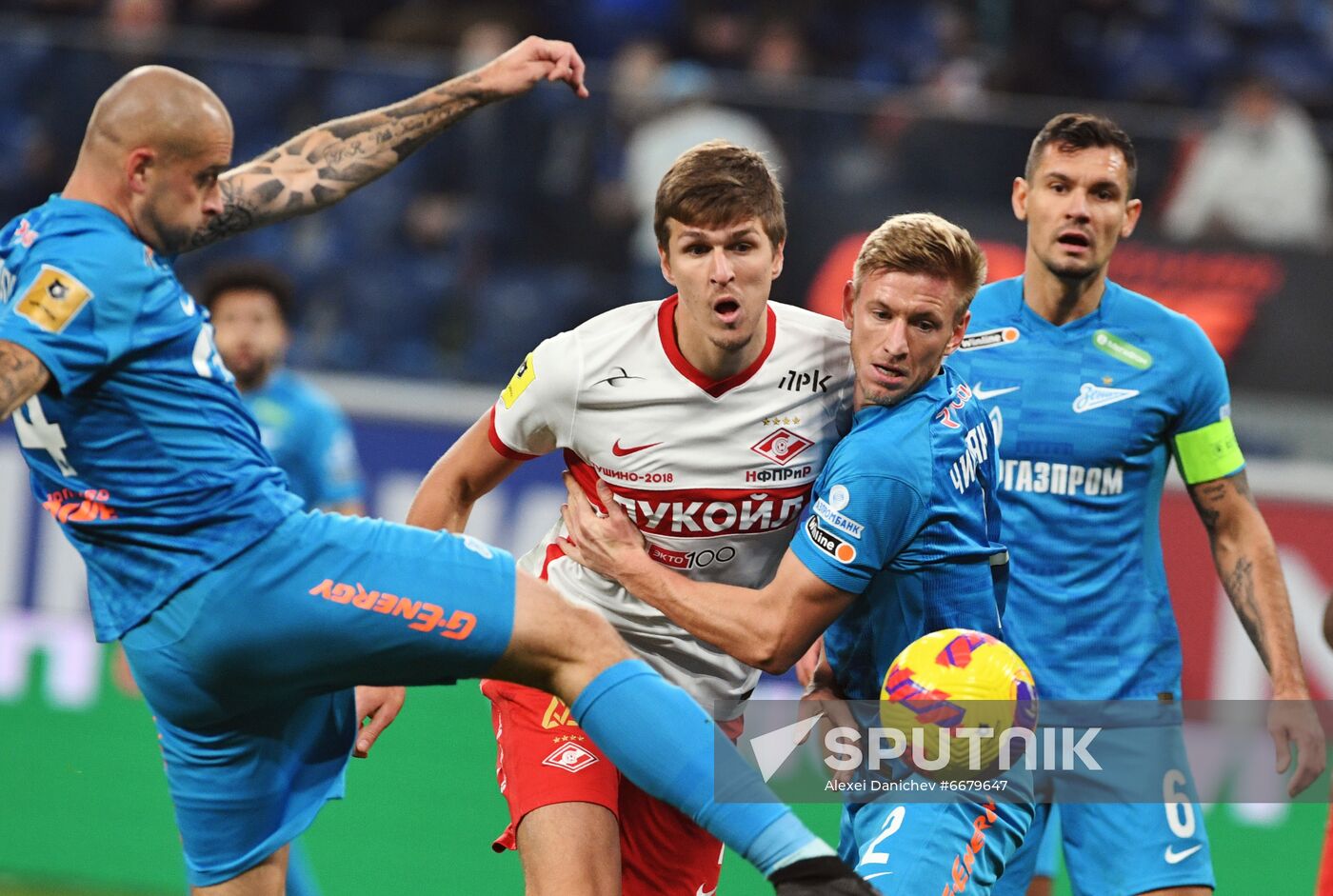 Russia Soccer Premier-League Zenit - Spartak