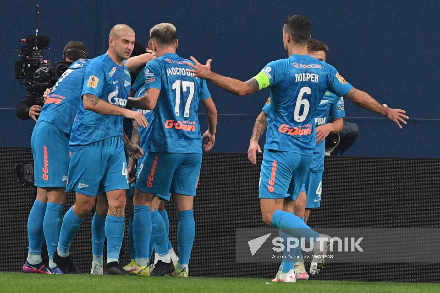 Russia Soccer Premier-League Zenit - Spartak