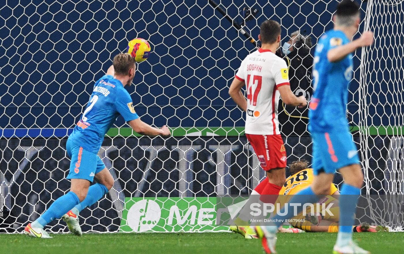 Russia Soccer Premier-League Zenit - Spartak