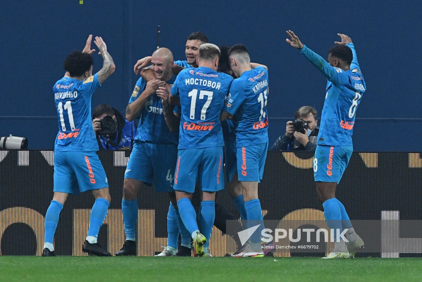 Russia Soccer Premier-League Zenit - Spartak
